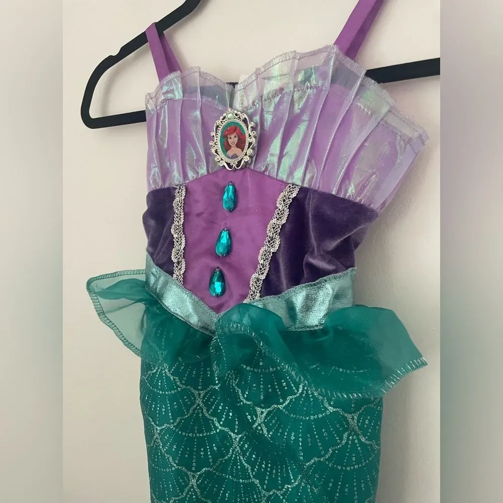 Disney Princess Majestic Collection Ariel Dress Fit Size 4-6x